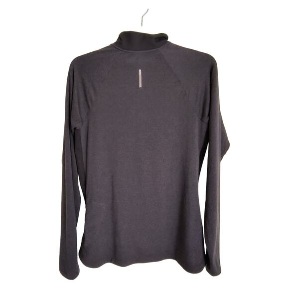 REI Co-op 1/4 Zip Top Women's Sz M Gray Long Sleeve Reflective Pullover Running - Picture 10 of 14